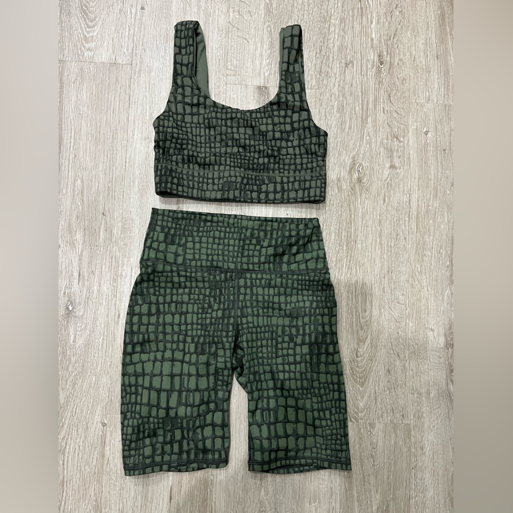 Fabletics matching workout set